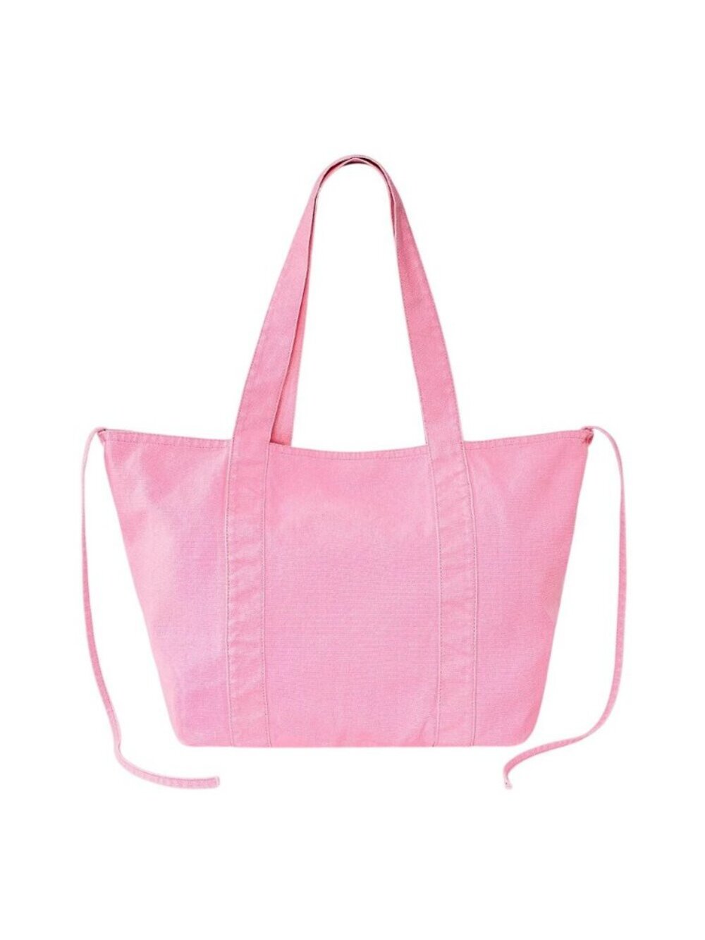 NWT Joylab Washed Canvas Tote Handbag Beach 94794915 Pink